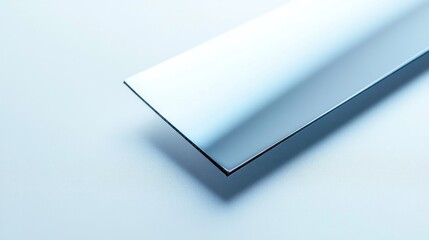 Sleek glass panel, angled, light background, clean design, product photography