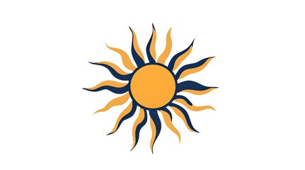 Naklejka premium sun vector illustration