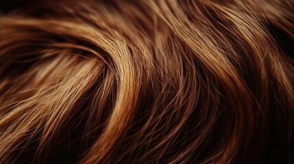 Naklejka premium A close-up of soft animal fur, showing intricate hair strands and their natural texture.