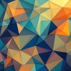 "Dynamic Geometric Textures in Earthy Tones