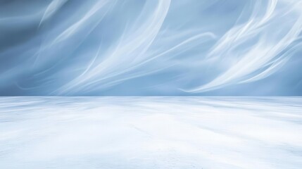 Obraz premium The pristine white concrete reflects the azure sky above, offering a blank canvas for endless creative possibilities.