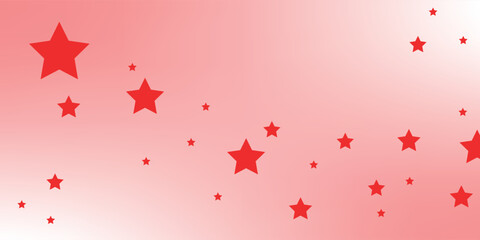 Light Red vector template with sky stars. Blurred decorative design in simple style with stars.