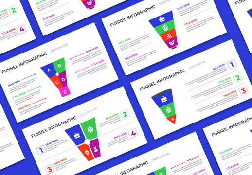 Funnel Infographic Template Design Layout