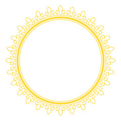 Gold Circle Ornate