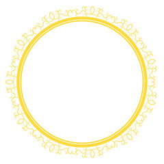 Gold Circle Ornate