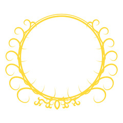 Gold Circle Ornate