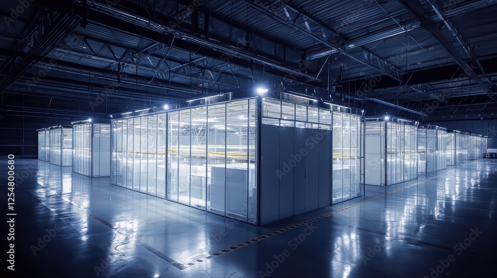 Poster modern data center