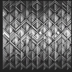 Monochromatic Geometric Pattern  
