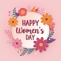 International happy womens day poster