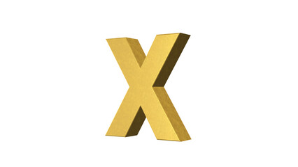 Obraz premium English alphabet Letter X 4k Illustration. Script text labels.