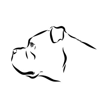 Alapaha Blue Blood Bulldog silhouette design
