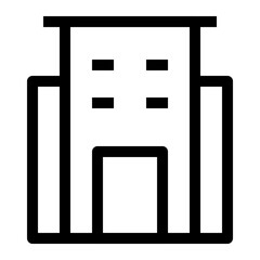 Building thin icon