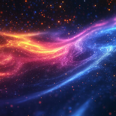 Obraz premium a futuristic whoosing background space blur with vibrant colors