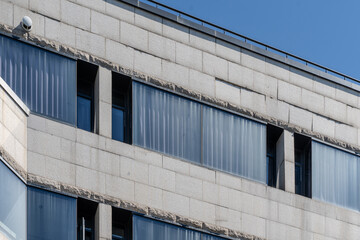 Fototapeta premium A collection of various exterior windows on buildings, showcasing diverse architectural styles and materials.