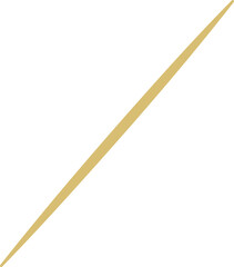 Disposable toothpick flat icon vector.
Wooden toothpick isolated.
Transparent background.