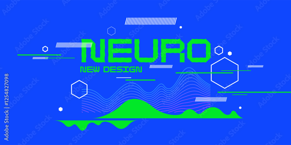 Poster abstract background with various bright geometric shapes. concise design. a composition of figures o