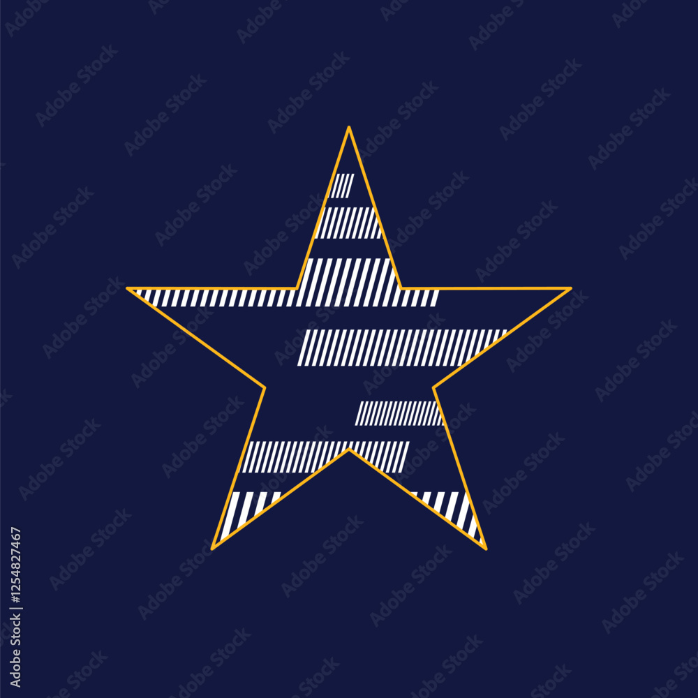 Poster design element with dynamic lines. vector illustration in flat minimalistic style