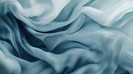 Fototapeta premium Blue and white wavy pattern background design with a soft teal color scheme for creative projects