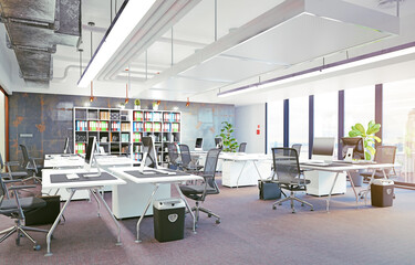 modern office interior,