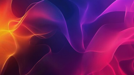 Obraz premium Fluid Shapes Intertwining in Vibrant Colors