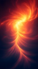 A minimalist radial gradient with soft golden light emanating outward.