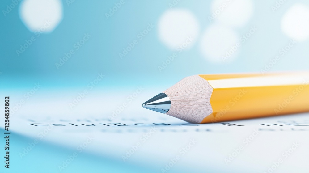 Poster edit pencil icon a stylized pencil icon on a web page interface, capturing the essence of creative a