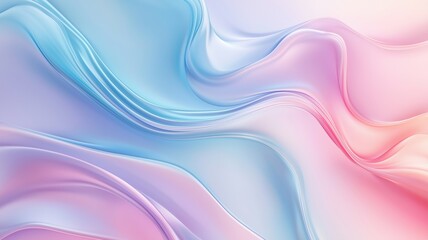 Soft Swirls of Pastel Colors Blend in Harmony