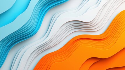 Vibrant Waves of Color Flow Across a Soft Surface