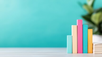 management Bar Graph and Pie Chart A colorful bar graph and pie chart displayed on a presentation slide, showcasing performance metrics and business analysis.