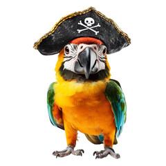 Pirate parrot doll colorful toy playful environment