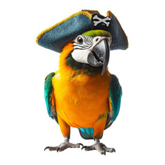 Fototapeta premium Pirate parrot doll adventure colorful studio cute toy