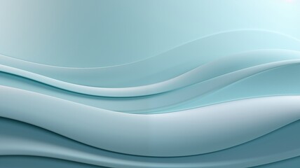 Obraz premium Serene Waves Flow Gently in Soothing Hues of Blue
