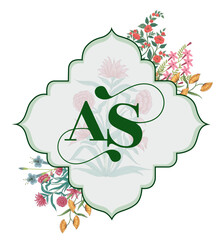 Wedding Logo Wedding Monogram AS 