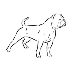 Alapaha Blue Blood Bulldog silhouette design