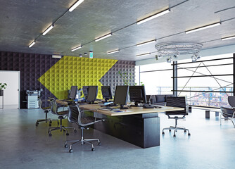 modern office interior,