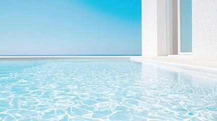 Minimalist or Aesthetic Pool Simple, stylish pool design with clear water, smooth surfaces, and an elegant, understated aesthetic for modern outdoor living.