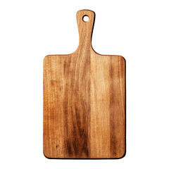 Cutting board display isolated food