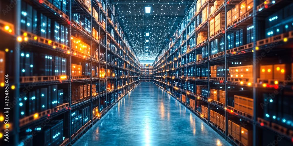 Poster ai-powered inventory management system revolutionizing stock optimization and monitoring with unprec