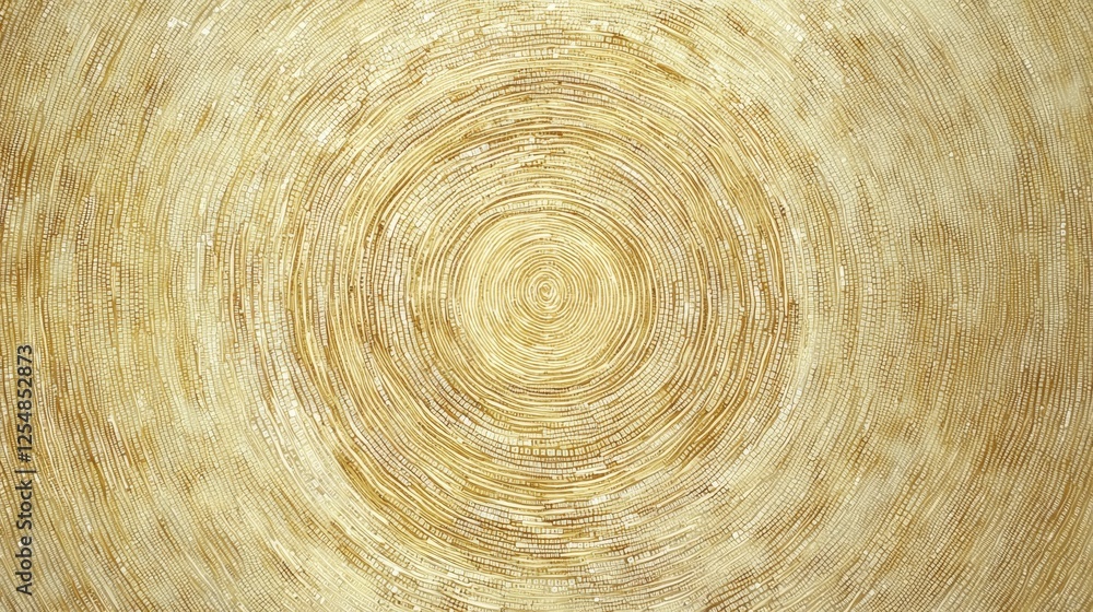 Poster abstract warm beige texture in circular pattern with concentric lines showcasing natural elegance an