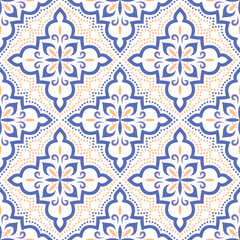 Seamless traditional colorful background pattern