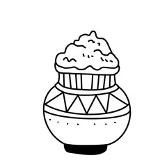 Holi Festival Color Bucket