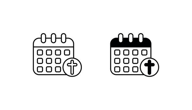 Calendar icon design with white background stock illustration