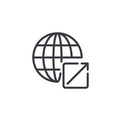 Off-Page SEO line icon