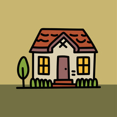 Cute Home Doodle 