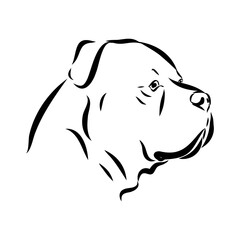 Alapaha Blue Blood Bulldog silhouette design