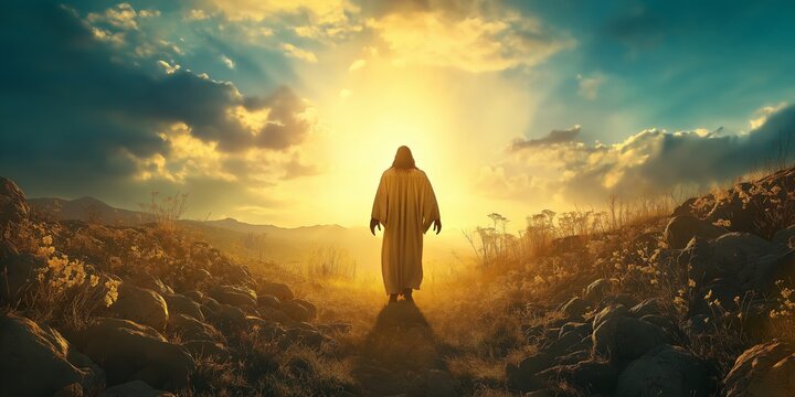 Jesus appears to his disciples before the Resurrection