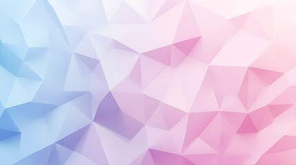 Abstract Pastel Low Poly Geometric Background Design