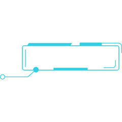 Fototapeta premium Futuristic Text Box