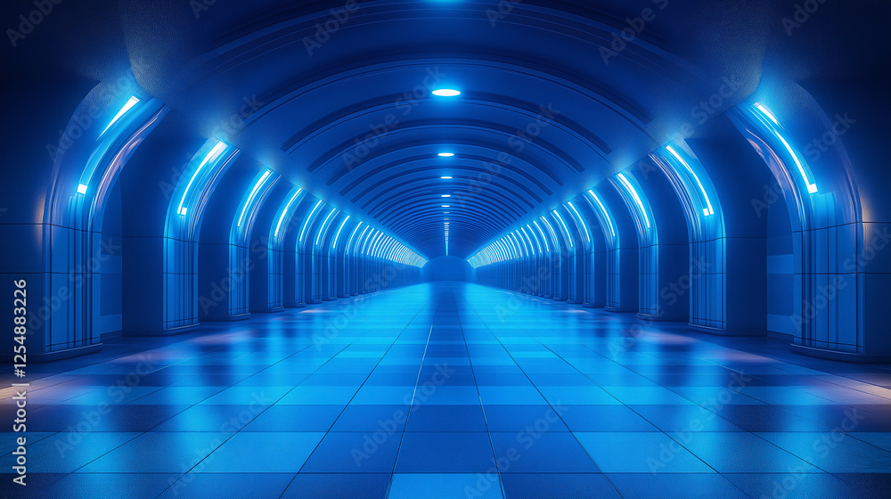 Poster abstract minimalistic modern architectural structure with clean geometric lines. generative ai . gen