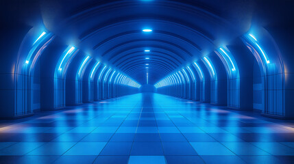 abstract minimalistic modern architectural structure with clean geometric lines. Generative AI . Generative AI